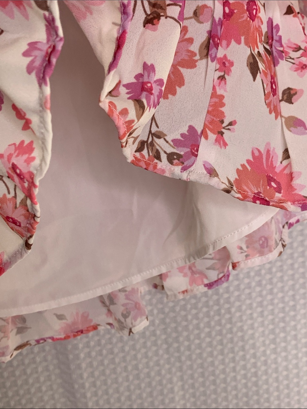 Altar'd State Pink Floral Smocked Circle Skirt - Picture 6 of 11